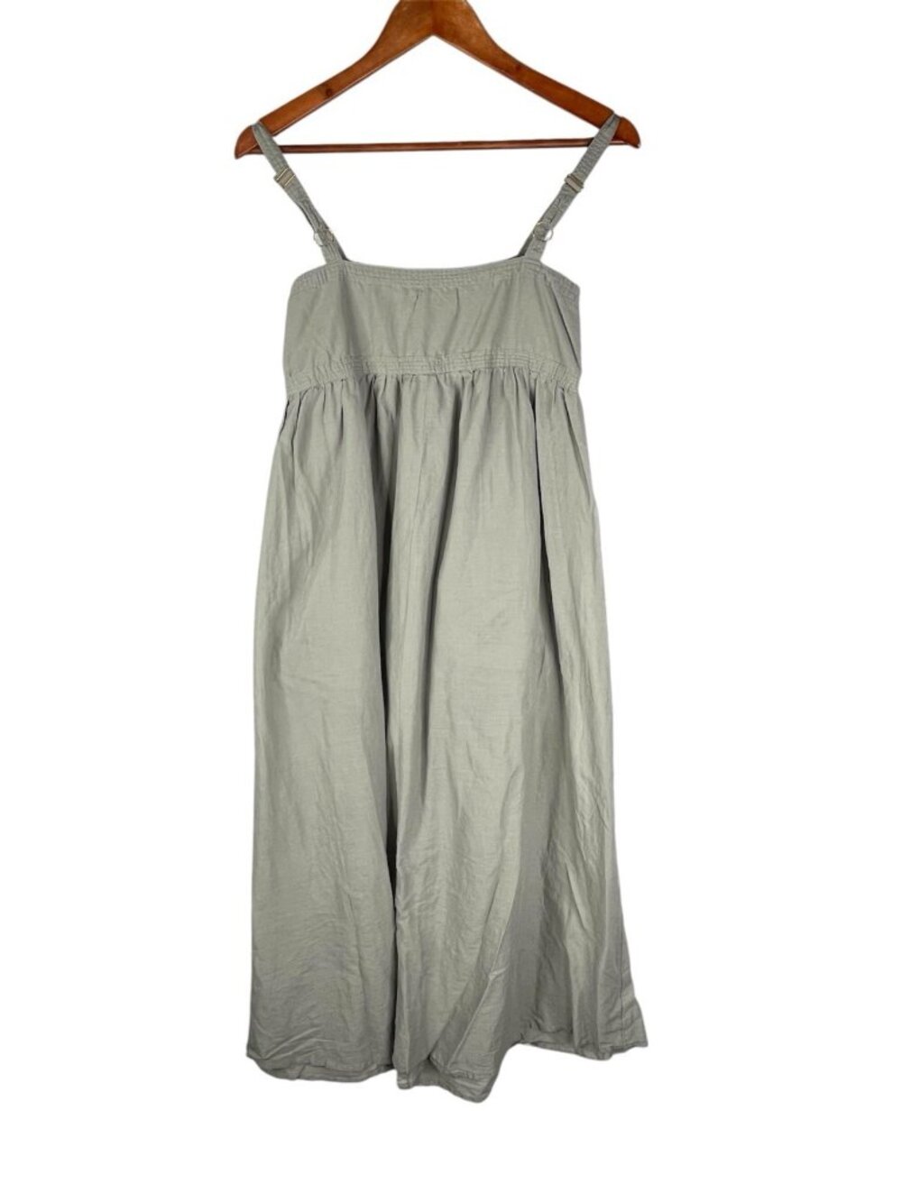 NATURAL LIFE Women's Light Mint Sleeveless A-Line Tiered Shirt Dress XS - Picture 6 of 6
